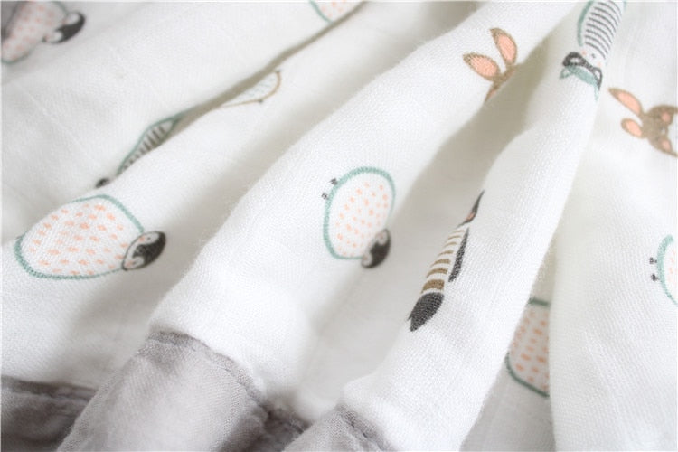 Doppia mousselina di bambù morbida: 4 modelli tra cui scegliere.