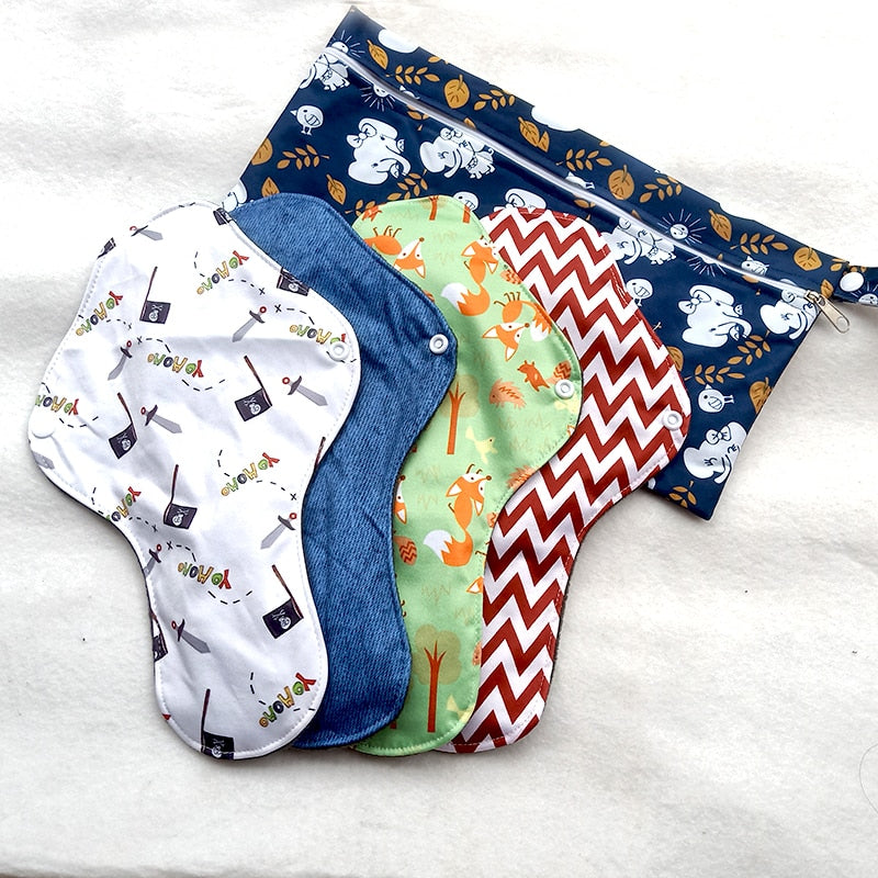 Lotto di 4 pastiglie di bambù L, modelli selezionati casualmente.