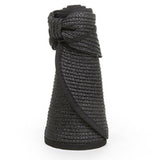 Elegante Strandkappe aus Bambusstroh, die sich falten lässt, ohne sich zu verformen.