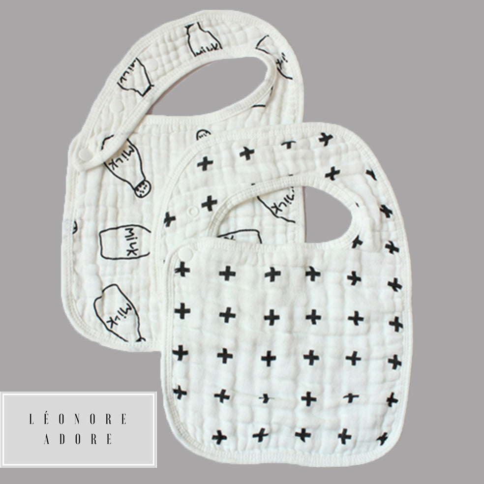 Mussola di cotone per pulire il frimousse, in lotto di 2.