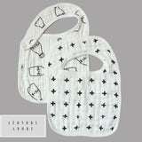 Mussola di cotone per pulire il frimousse, in lotto di 2.