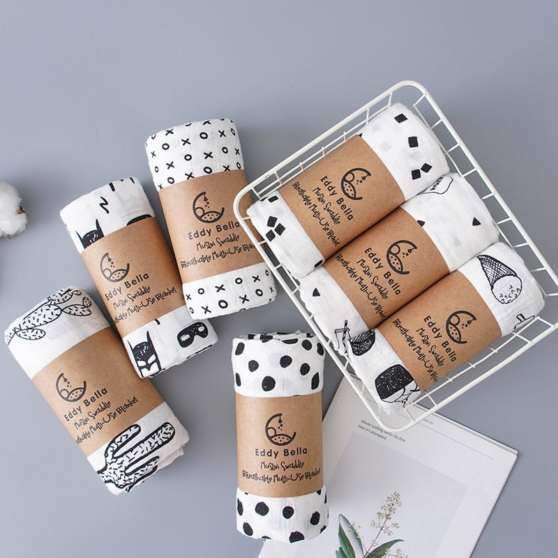 Mussola di bambù per la felicità di neonati e genitori. Diversi modelli tra cui scegliere.