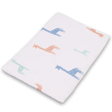 Fascia in cotone e fibra di bambù misura 120x120cm. 5 modelli animali tra cui scegliere.