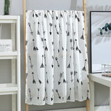 Grande quadrato (120 x 120cm) di mussola di bambù, leggero e super elegante! Diversi modelli tra cui scegliere