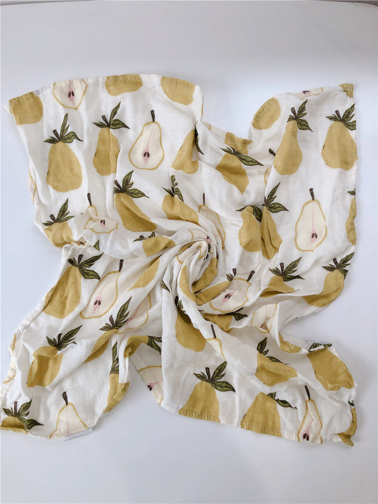 Fascia in cotone e fibra di bambù misura 120x120cm. 5 modelli animali tra cui scegliere.