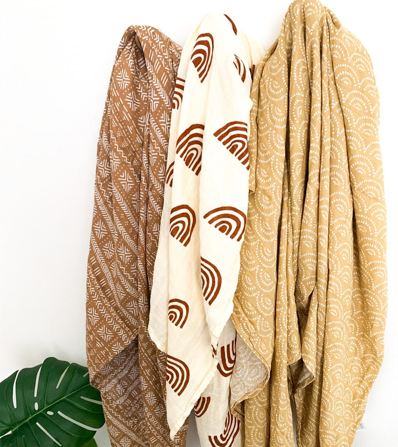 L'indispensable carré de mousseline 100% Bambou