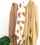 L'indispensable carré de mousseline 100% Bambou