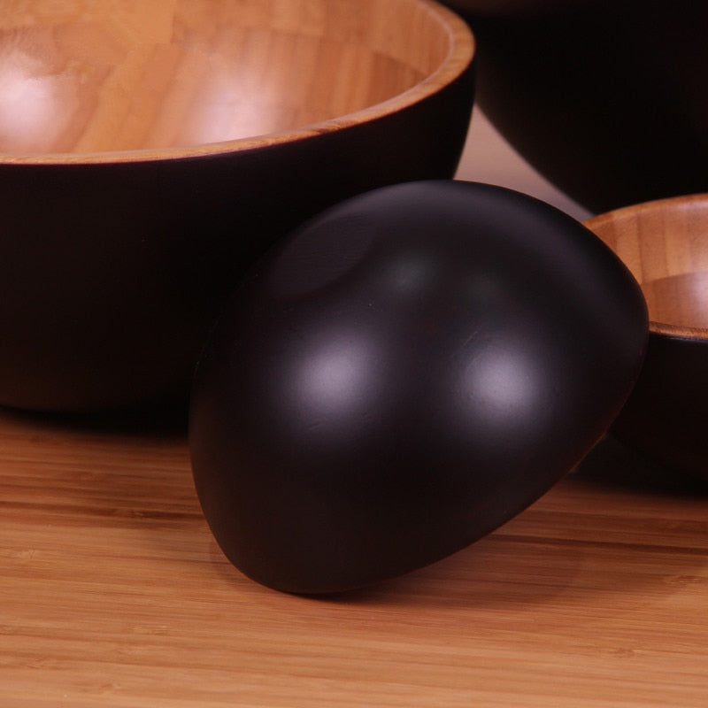 Bamboo ciotola diverse dimensioni, un'eleganza senza pari.