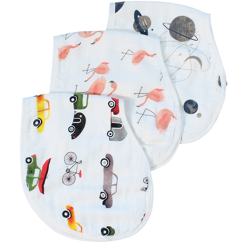 Un bavaglino da mettere sulla spalla in in set da 3 ➪