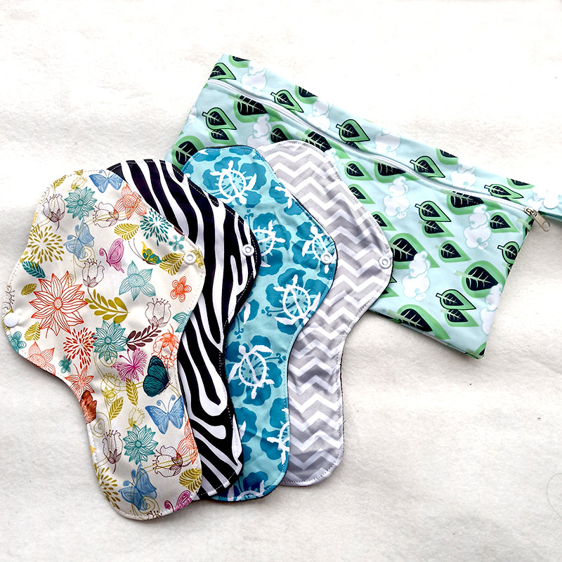 Lotto di 4 pastiglie di bambù L, modelli selezionati casualmente.