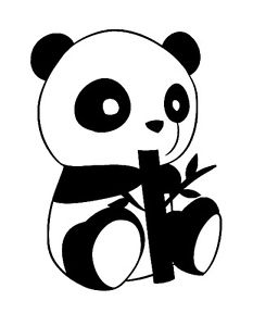 Die mögliche Geschichte des Pandas und des Bambus.