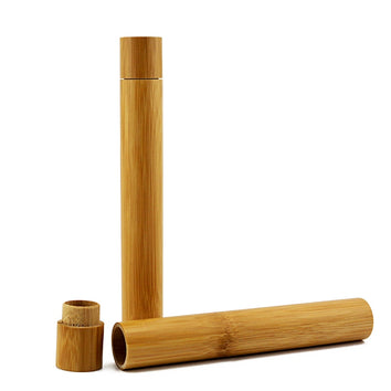 Boîte de rangement en bambou pour votre brosse à dents préférée!
