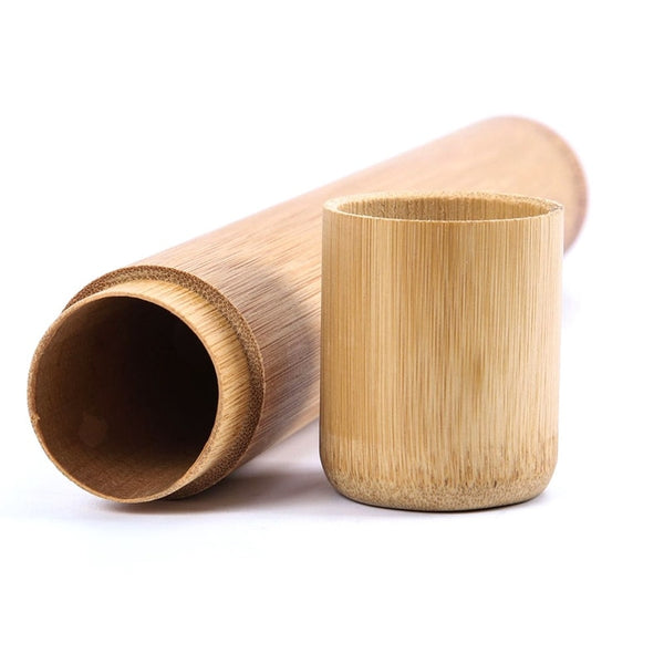 Boîte de rangement en bambou pour votre brosse à dents préférée!