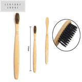 Bambou toothbrush with ultra-soft hairs.