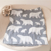 Swaddle cotton and bamboo fibers size 120x120cm. 5 animal models to choose from.