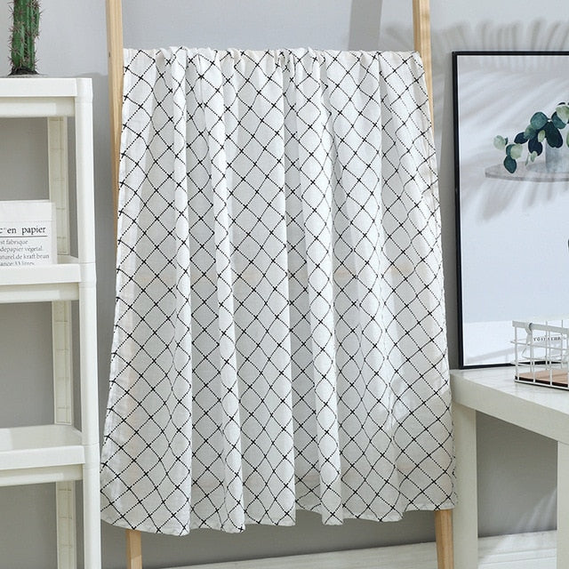 مربع بزرگ (120 x 120cm) از پارچه بامبو ، نور و فوق العاده شیک! الگوهای مختلف را انتخاب کنید