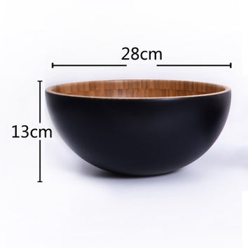 Bamboo bowl different sizes, an uneven elegance.