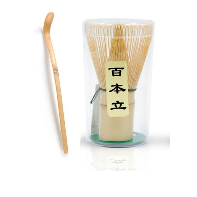 Authentique fouet en Bambou pour mélanger votre thé Matcha!