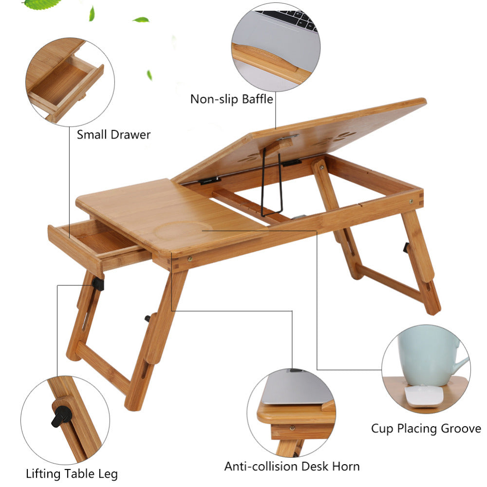 Tavolo reclinante in legno di bambù, o come rendere lunghi periodi durano