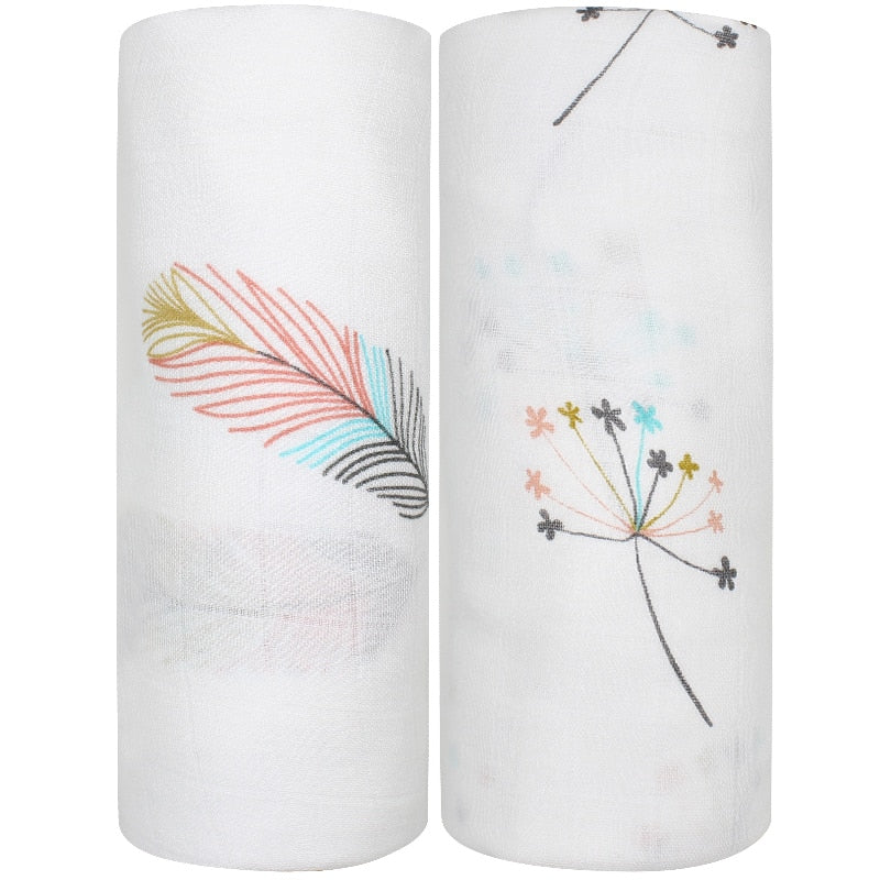 On n'a jamais assez de deux carrés de mousseline en bambou & coton!